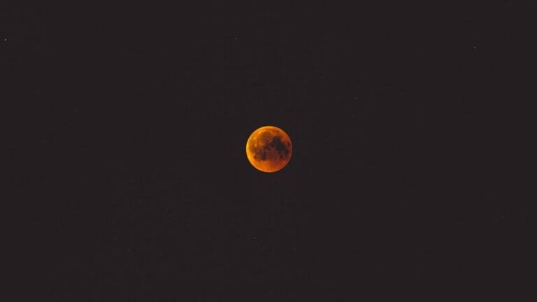 Photo by Paul Bulai - NewsOk photo of red moon