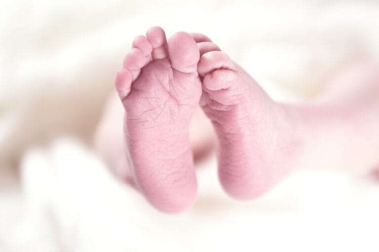 baby, feet, toes