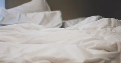 bed, sheets, pillows