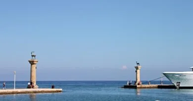 rhodes, port, mandraki