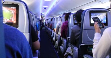 flight, airplane, passengers