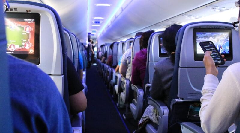 flight, airplane, passengers