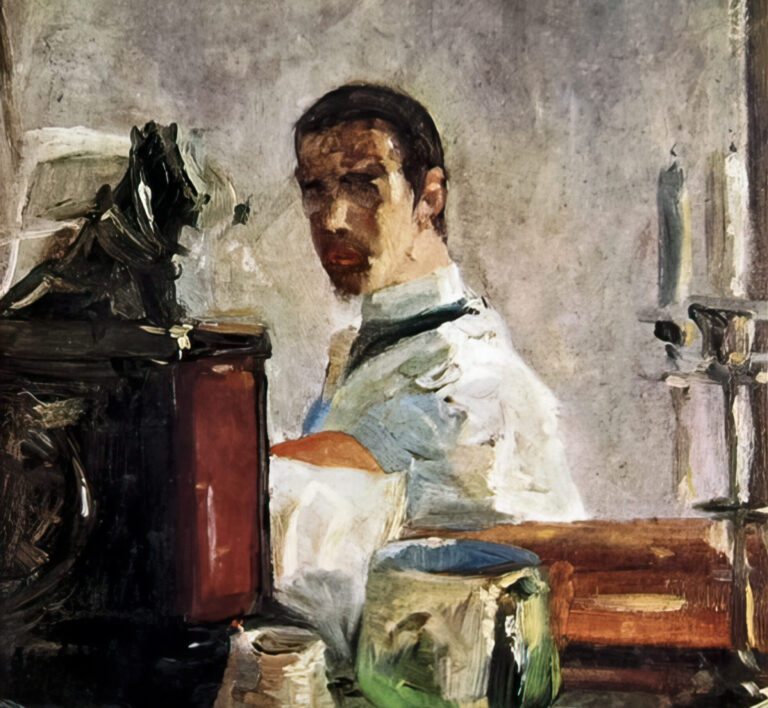 Albi_Auto-portrait_devant_un_miroir_-_1882_Toulouse-Lautrec_-_MLT20 - NewsOk